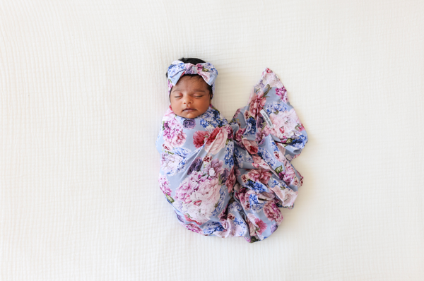 Posh deals Peanut Swaddle and Headwrap Set - Grayson NWT