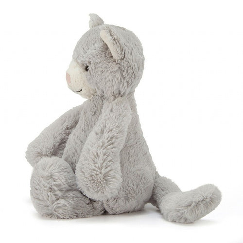 Jellycat Bashful Grey Kitty Medium - Flying Ryno