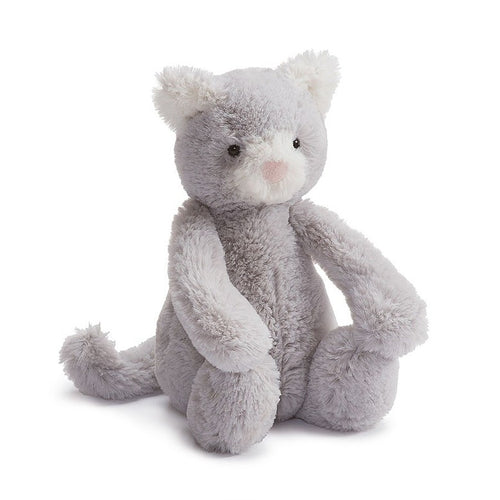 Jellycat Bashful Grey Kitty Medium - Flying Ryno