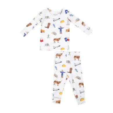 Angel Dear Texas - Long Sleeve Loungewear Set - Flying Ryno