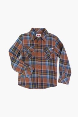 Appaman Flannel Shirt Clay/Jewel Plaid - Flying Ryno