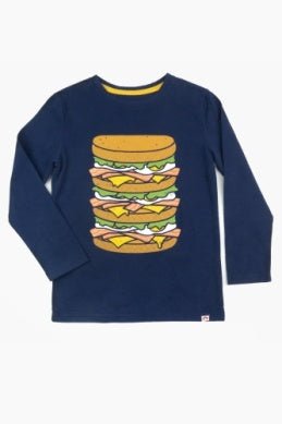 Appaman Graphic Long Sleeve Tee - Bacon, Egg, & Cheese - Flying Ryno