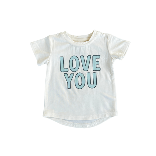 Babysprouts Boy's Short Sleeve Tee, Love You - Flying Ryno