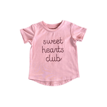 Babysprouts Girl's Short Sleeve Tee, Checkered Girl's Hearts - Flying Ryno