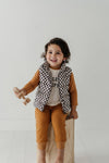 Babysprouts Puffer Vest, Checkered in Grey Wash - Flying Ryno