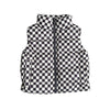 Babysprouts Puffer Vest, Checkered in Grey Wash - Flying Ryno