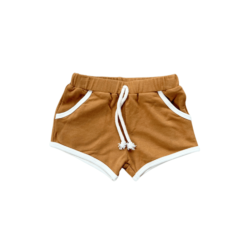 Babysprouts Retro Shorts - Toffee - Flying Ryno