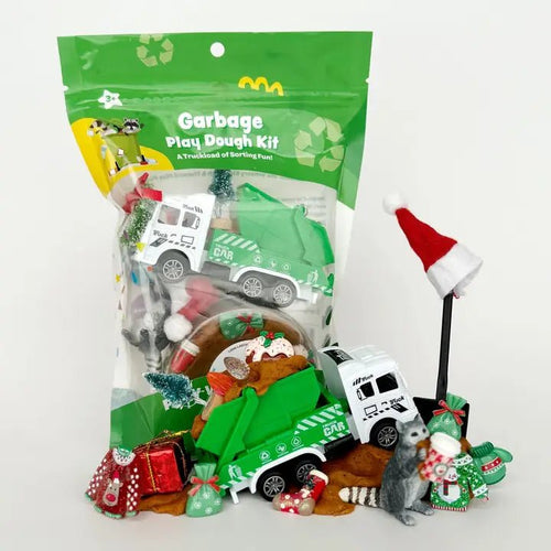 Earth Grown KidsDoughs Garbage Kiddough Play Kit - Holiday Edition - Flying Ryno