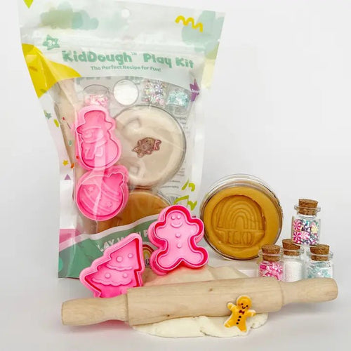 Earth Grown KidsDoughs Holiday Cookies Kiddough Play Kit - Flying Ryno