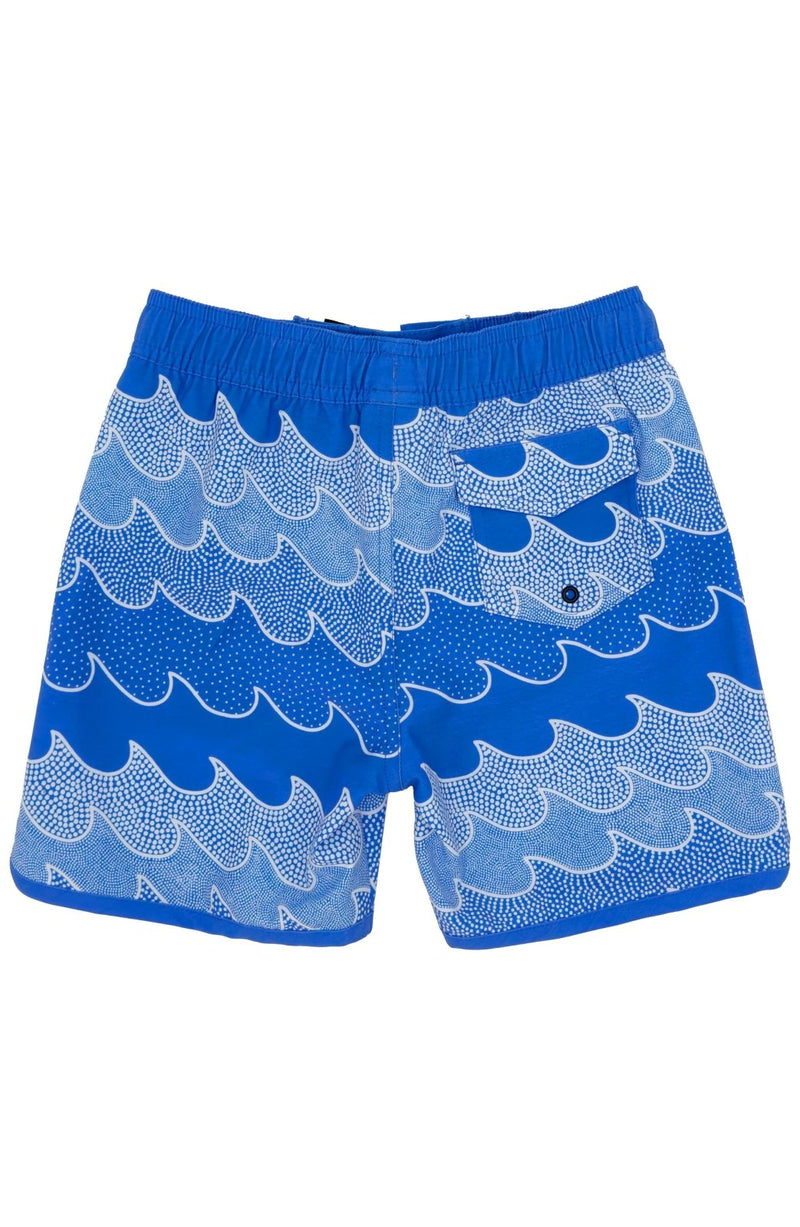 Feather 4 Arrow Cosmic Waves Boardshort - Marina Blue - Flying Ryno