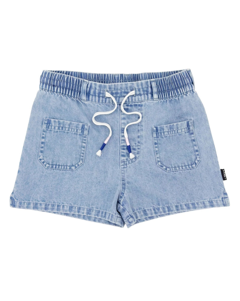 Feather 4 Arrow Costa Denim Short - Light Indigo - Flying Ryno