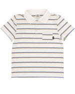 Feather 4 Arrow Kai Short Sleeve Polo - Ecru - Flying Ryno