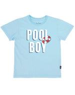 Feather 4 Arrow Pool Boy Vintage Tee - Crystal Blue - Flying Ryno