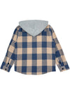 Feather 4 Arrow Upland Flannel Shacket, Navy - Flying Ryno