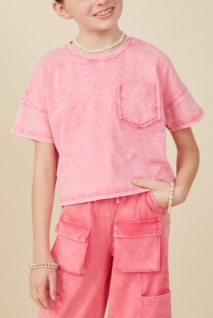 Hayden Girl Pink Short Sleeve Shirt - Flying Ryno