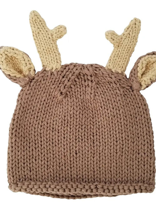 Huggalugs Newborn Baby Buck Beanie Hat - Flying Ryno