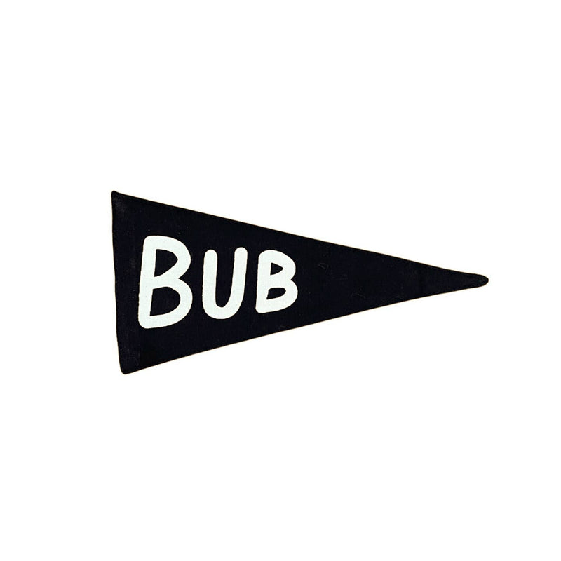 Imani Collective Bub Canvas Pennant - Black - Flying Ryno