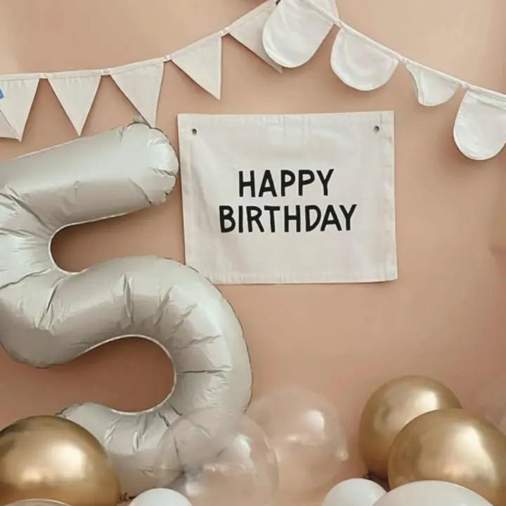 Imani Collective Happy Birthday Canvas Banner - Flying Ryno