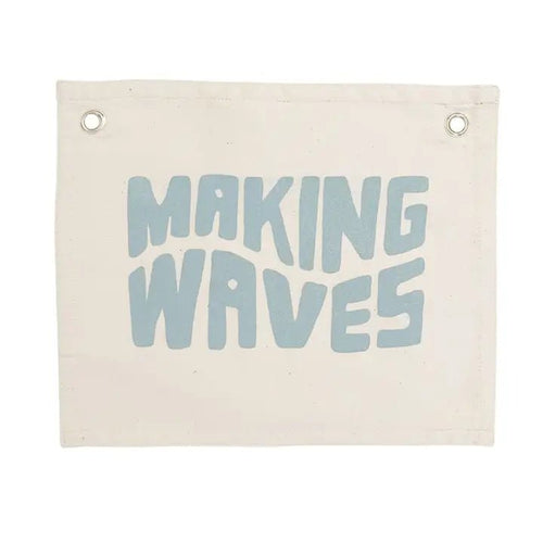 Imani Collective Making Waves Canvas Banner - Flying Ryno