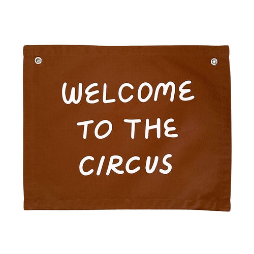 Imani Collective Welcome To the Circus Banner - Flying Ryno