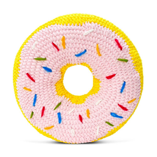 Iscream Crochet Donut Pillow - Flying Ryno