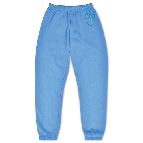 Iscream Happy Faces Bright Blue Basic Sweatpants - Flying Ryno