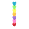 Iscream Iscream Hearts Stackable Markers - Flying Ryno