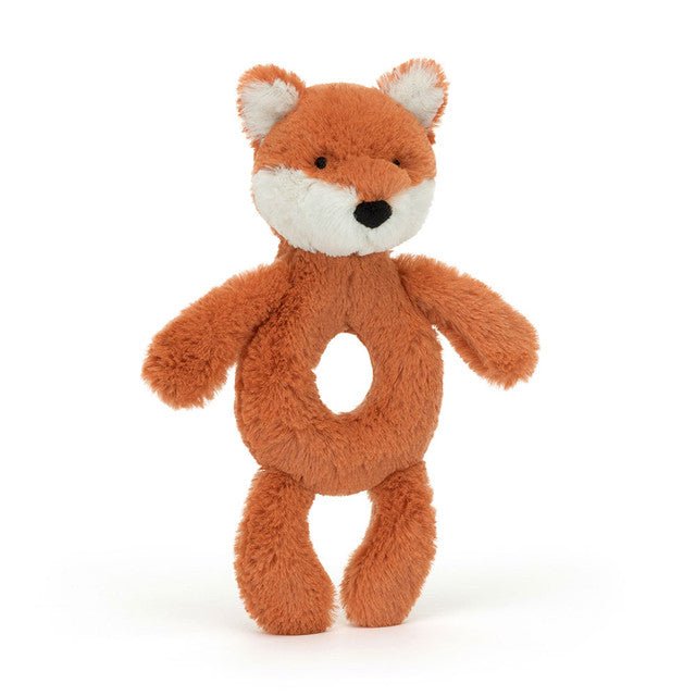 Jellycat Bashful Fox Cub Ring Rattle - Flying Ryno