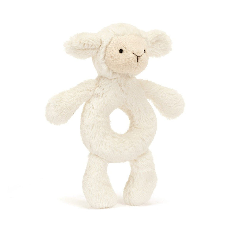 Jellycat Bashful Lamb Ring Rattle - Flying Ryno