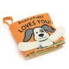 Jellycat Bashful Puppy Loves You Book - Flying Ryno