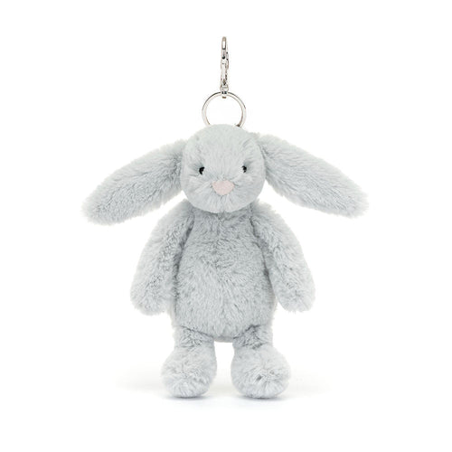 Jellycat Bashful Silver Bunny Bag Charm - Flying Ryno