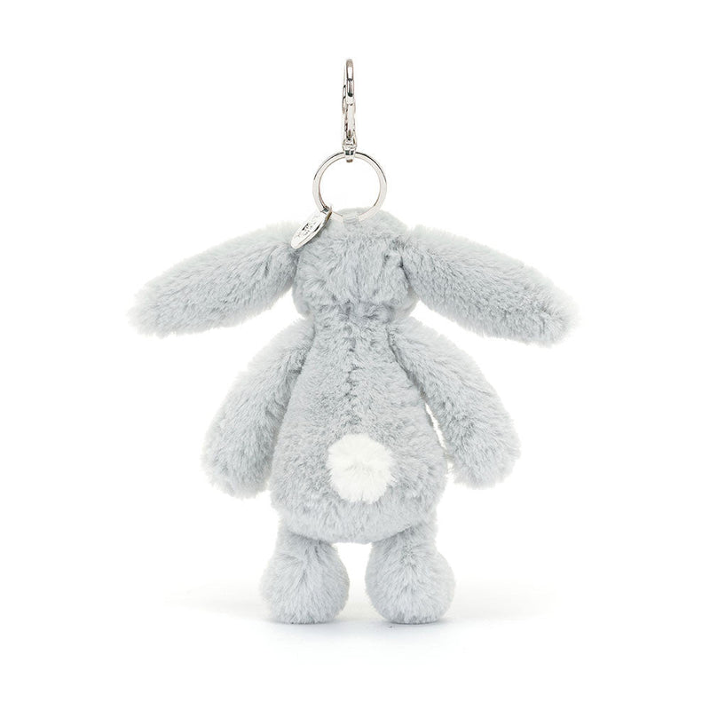 Jellycat Bashful Silver Bunny Bag Charm - Flying Ryno