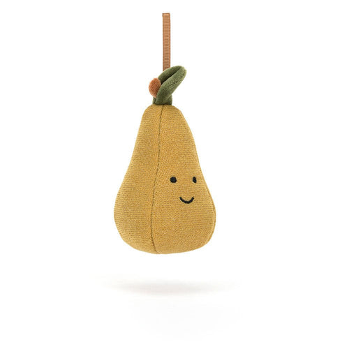 Jellycat Festive Folly Pear Ornament - Flying Ryno