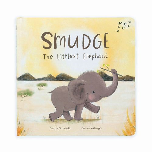 Jellycat Smudge the Littlest Elephant Book - Flying Ryno