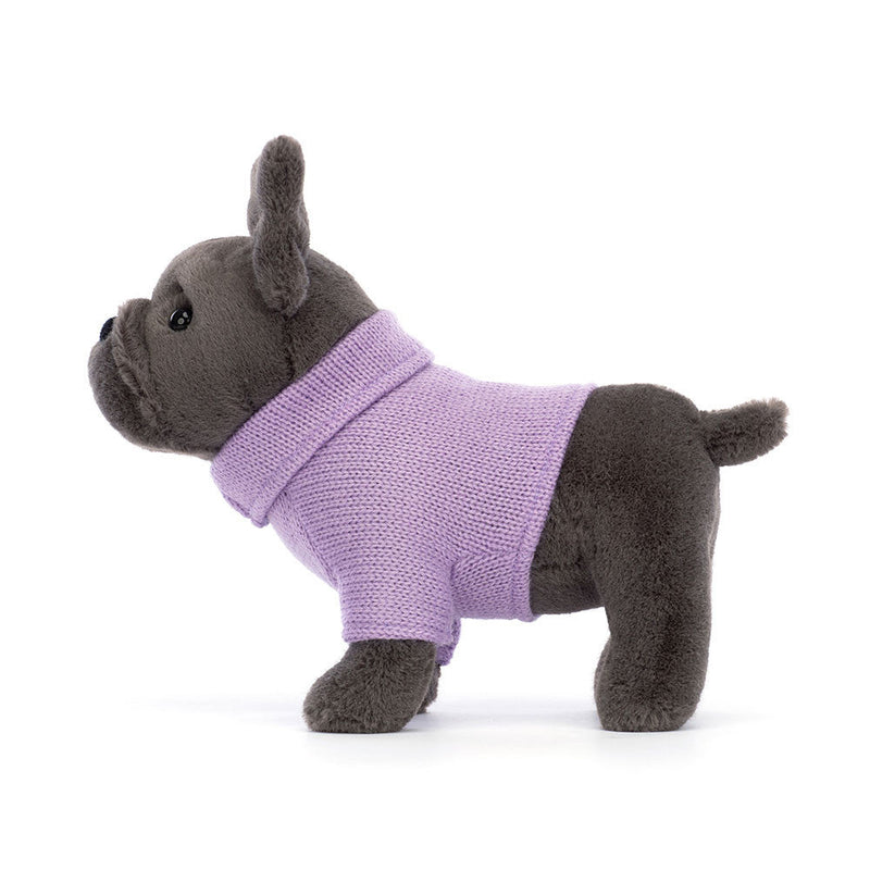 Jellycat Sweater French Bulldog Purple - Flying Ryno