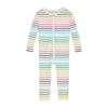 Kickee Pants Print Convertible Sleeper with Zipper, Happy Stripe - Flying Ryno