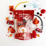 Kids Grown KidsDoughs Fire Station (Cherry Mango) Kiddough Play Kit - Flying Ryno