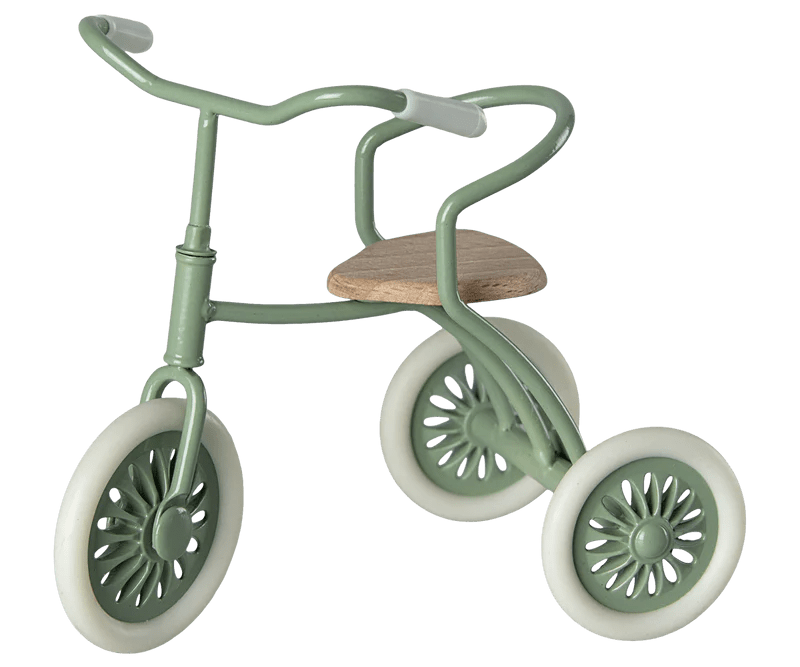 Maileg Abri a tricycle, Mouse - Green - Flying Ryno