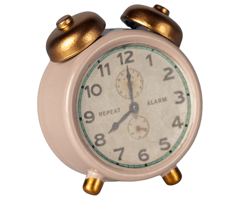 Maileg Alarm clock, Mouse - Powder - Flying Ryno