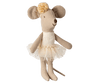 Maileg Ballerina mouse, Little sister - Off white - Flying Ryno