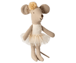 Maileg Ballerina mouse, Little sister - Off white - Flying Ryno