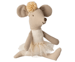 Maileg Ballerina mouse, Little sister - Off white - Flying Ryno