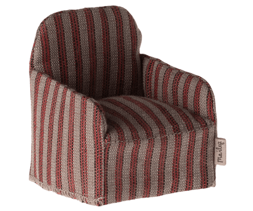 Maileg Chair, Mouse - Stripe - Flying Ryno