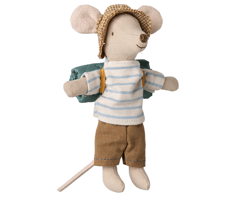 Maileg Hiker mouse, Big brother - Stripes - Flying Ryno