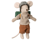 Maileg Hiker mouse, Big brother - Thin stripes - Flying Ryno