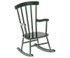 Maileg Rocking Chair, Mouse - Dark Green - Flying Ryno