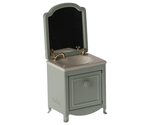 Maileg Sink Dresser, Mouse - Mint - Flying Ryno