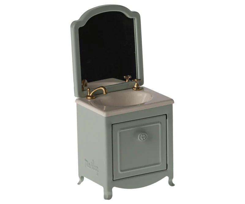 Maileg Sink Dresser, Mouse - Mint - Flying Ryno