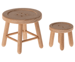 Maileg Table & Stool Set, Mouse - Flying Ryno