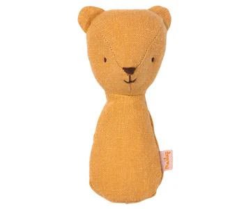 Maileg Teddy rattle, Dusty Yellow - Flying Ryno